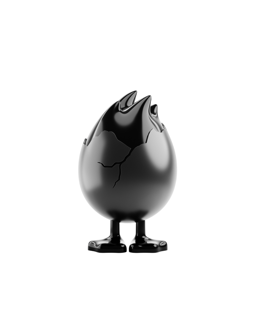 Коллекционная арт-фигурка TUD TOY BAD EGG — купить в Санкт-Петербурге