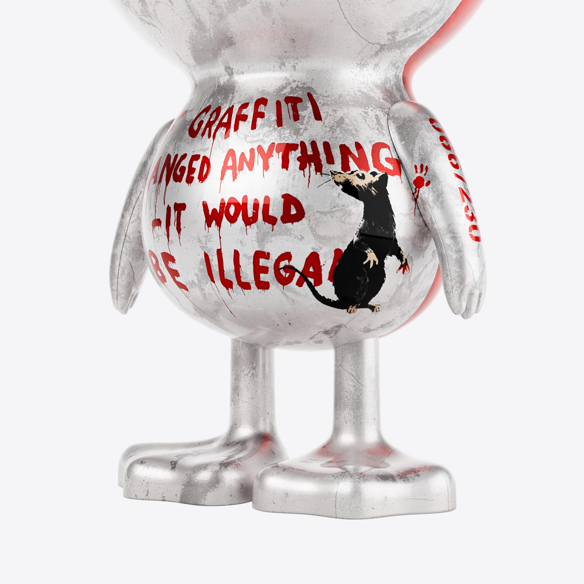 TUD x Banksy's Graffiti Whisper — дополнительный ракурс