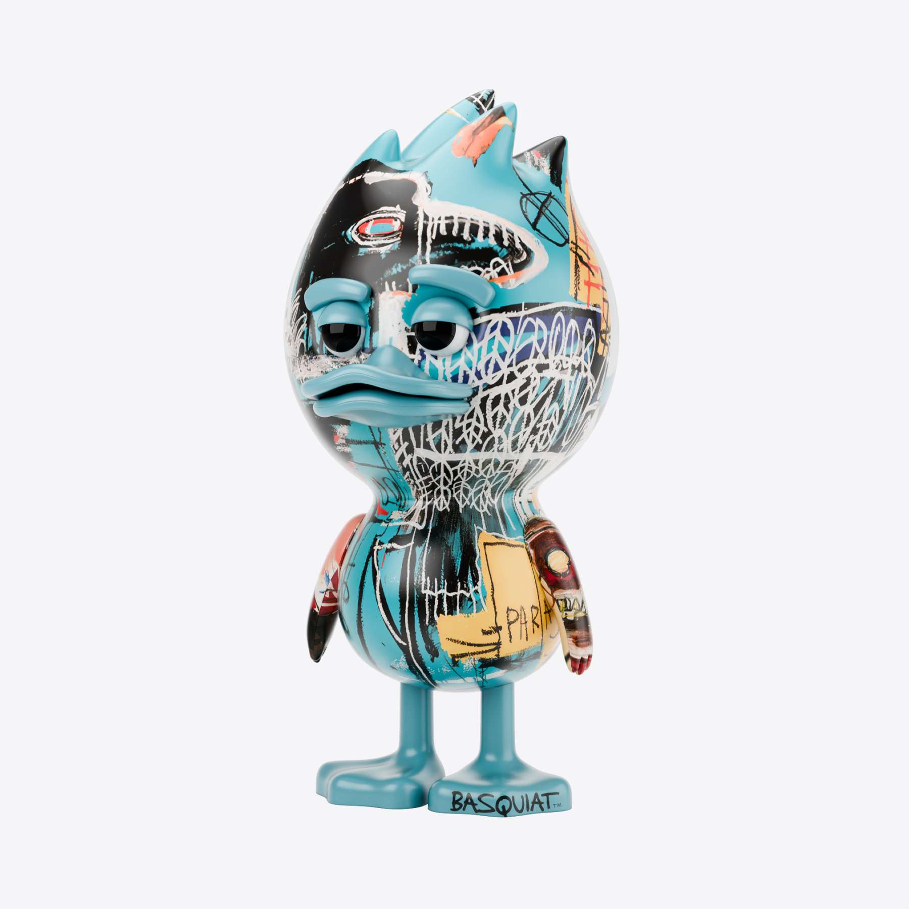 TUD x Jean-Michel Basquiat Bird on Money — крупный план