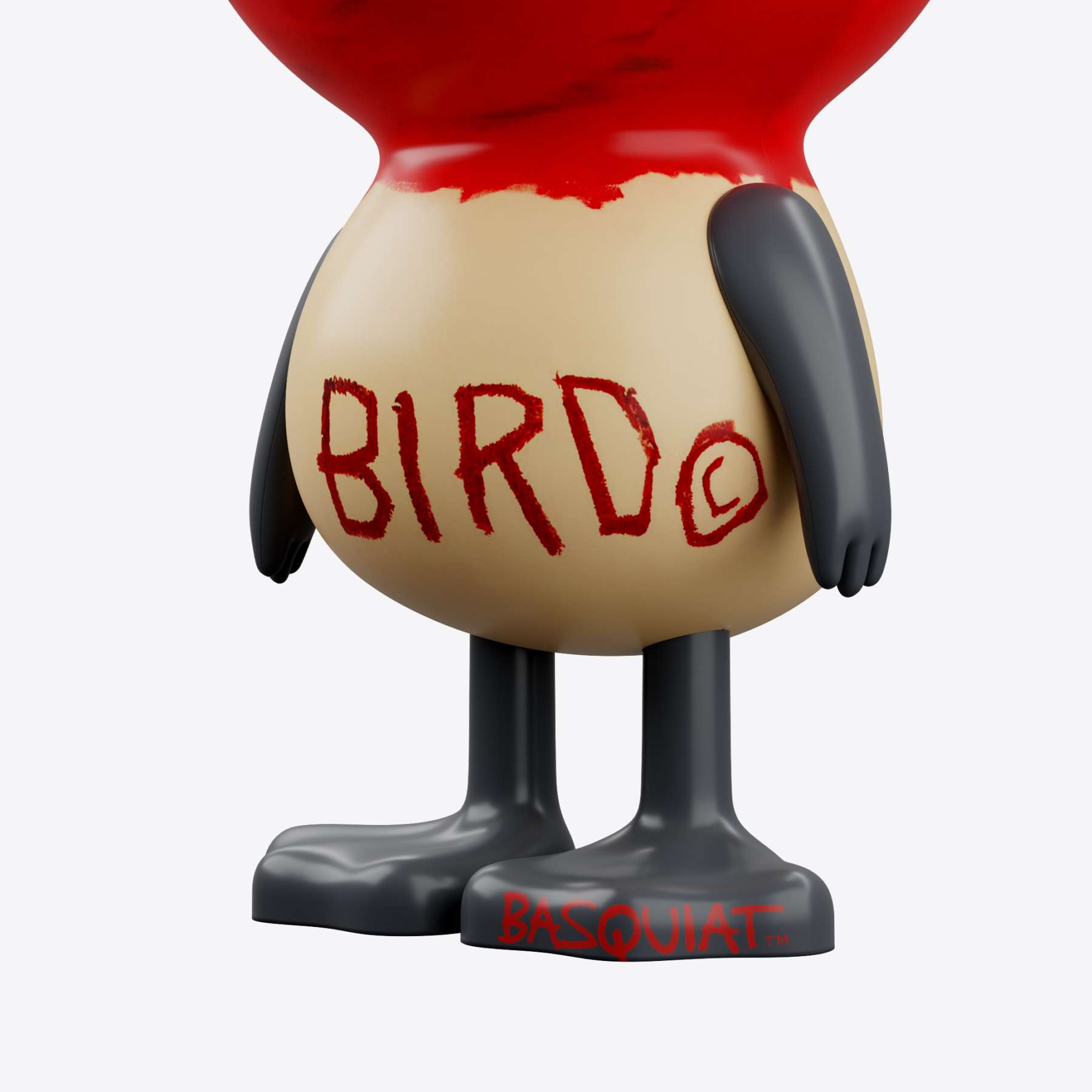 TUD x Jean-Michel Basquiat Bird — ракурс три четверти