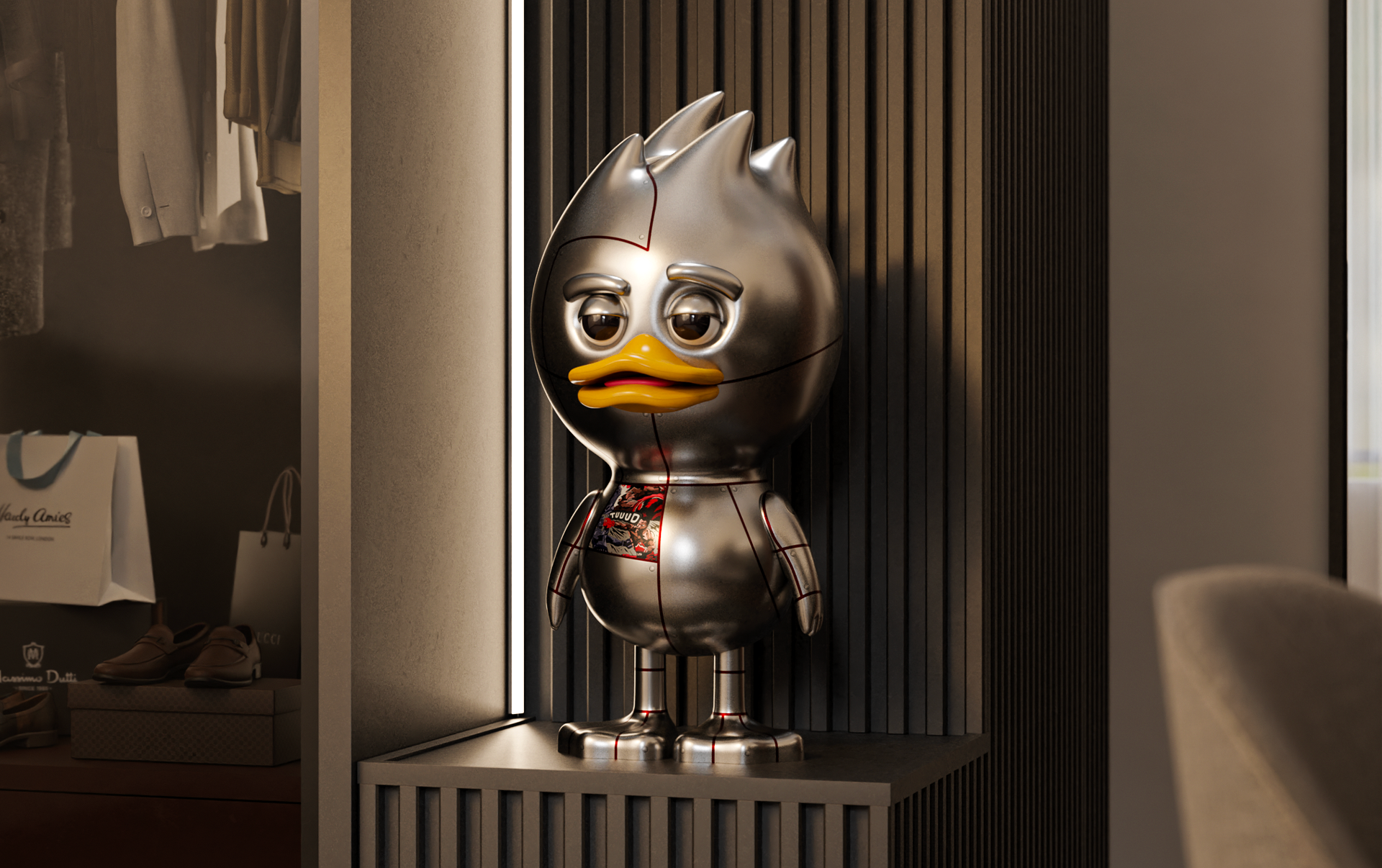 TUD x Mike Tyson The Boxing Duck — деталь корпуса