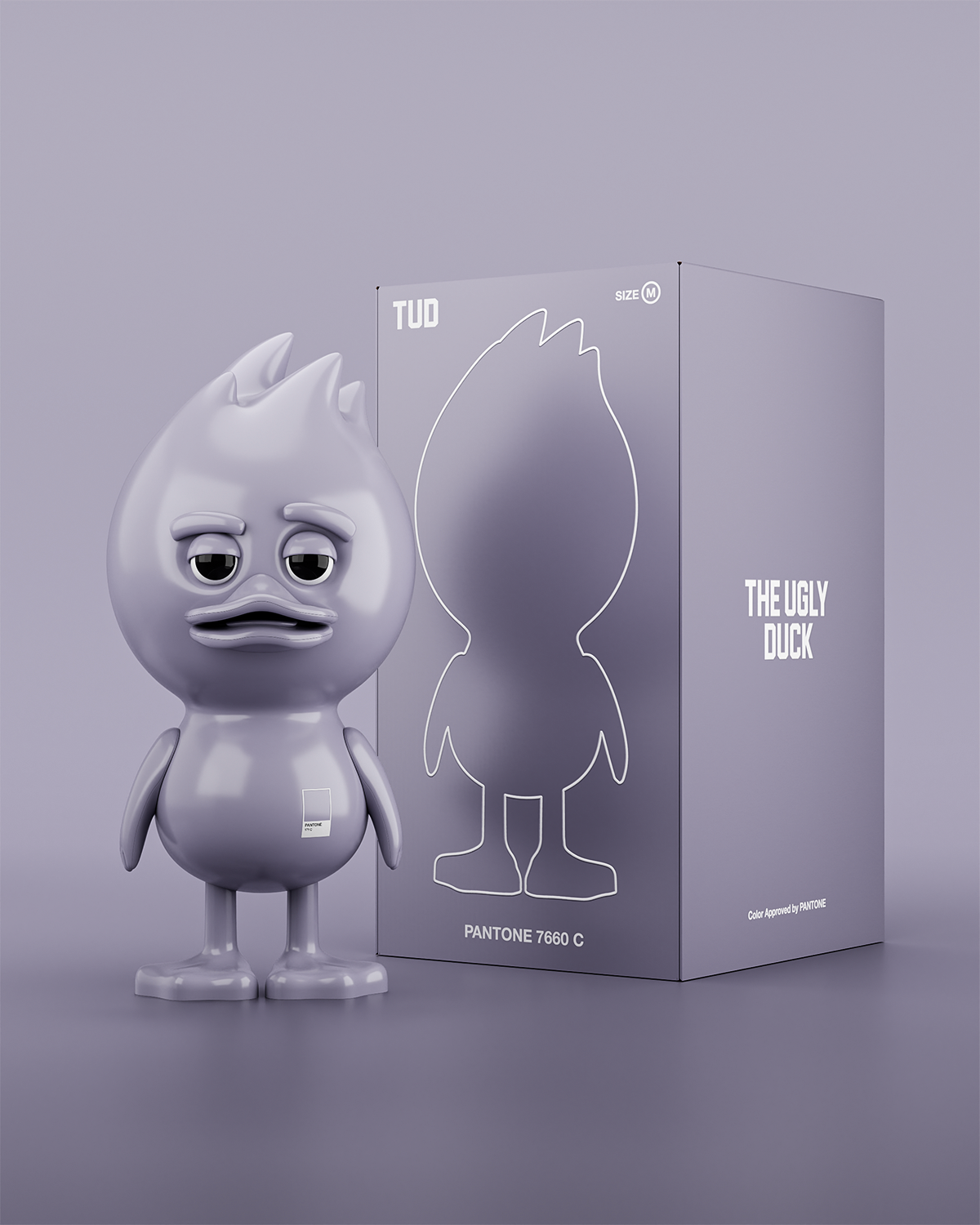 TUD x Pantone 7660 C Сиреневый — фирменная коробка
