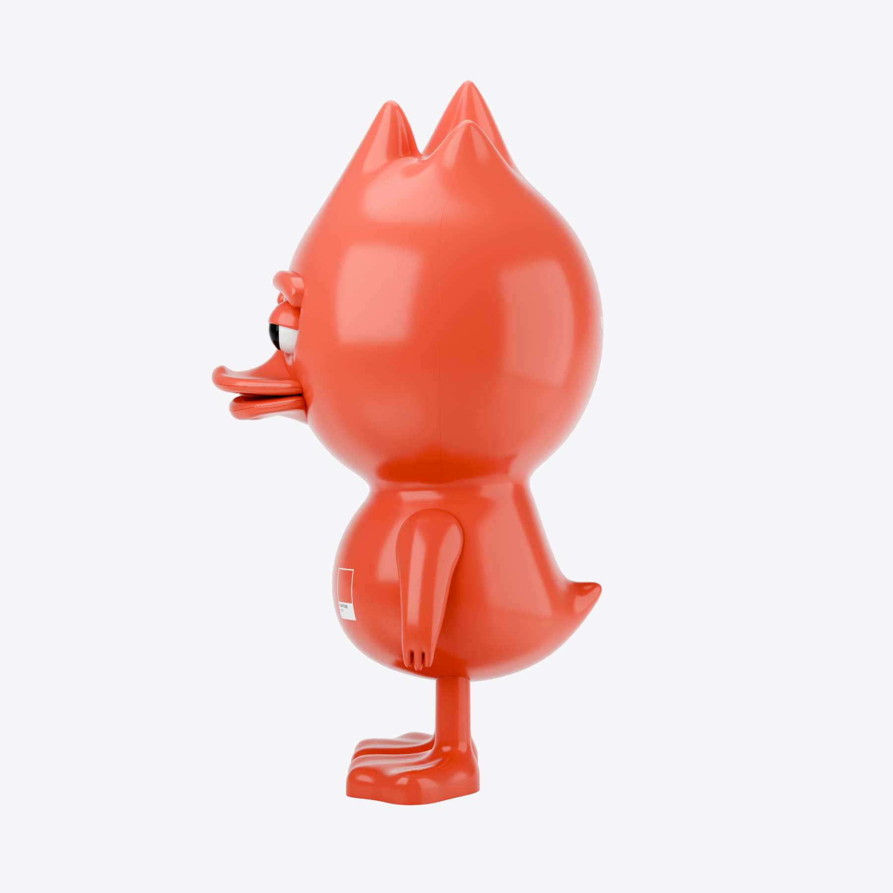 TUD x Pantone 171 C Оранжевый — вид сзади