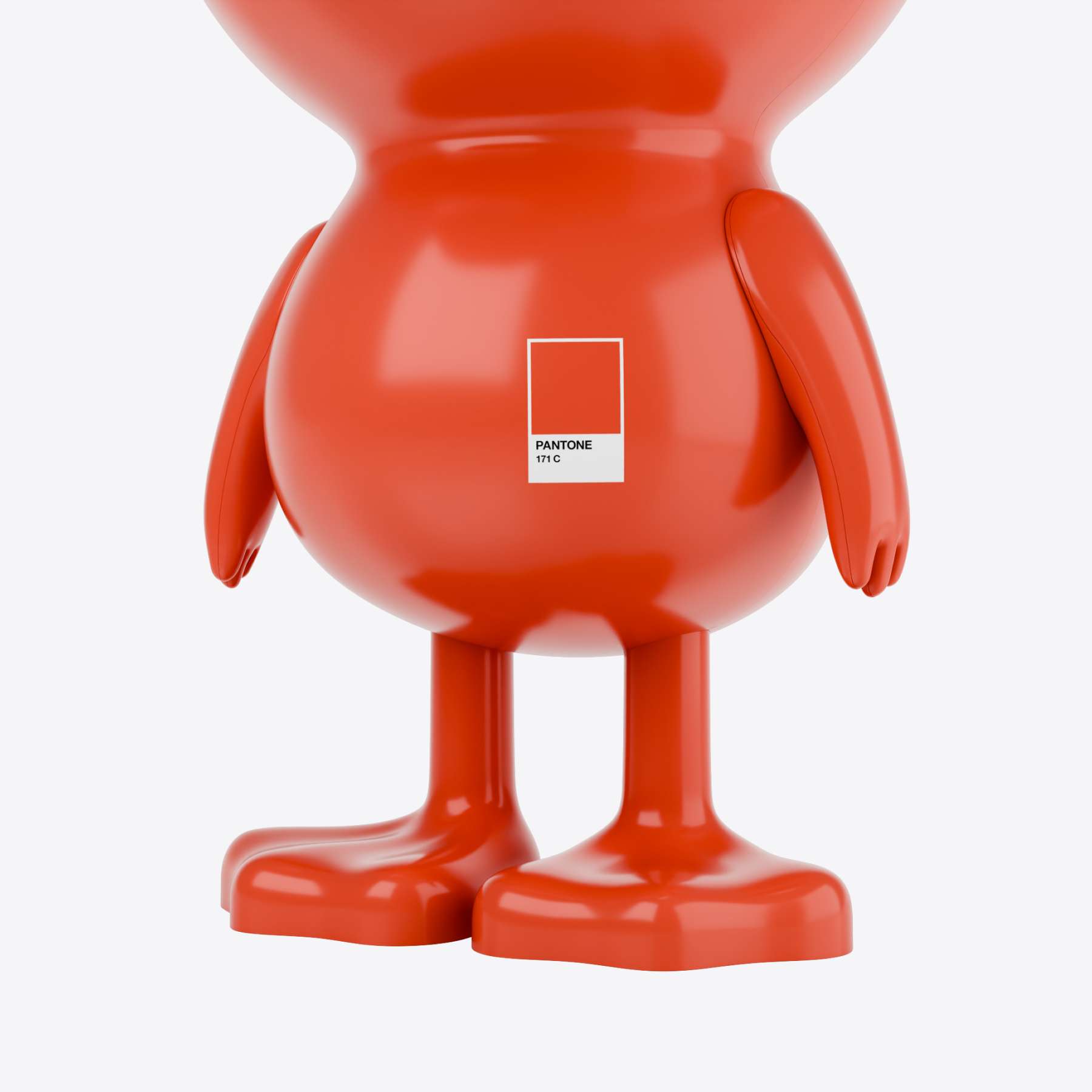 TUD x PANTONE 171 C — ракурс три четверти