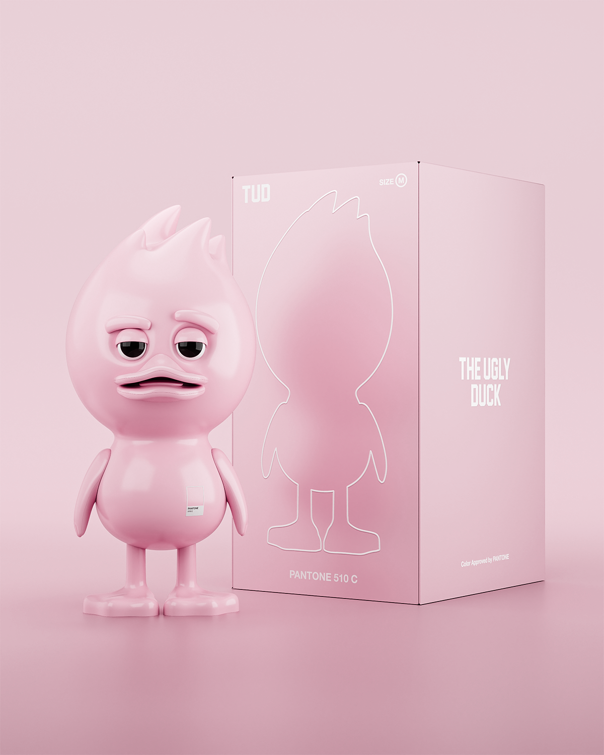 TUD x Pantone 510 C Розовый — фирменная коробка
