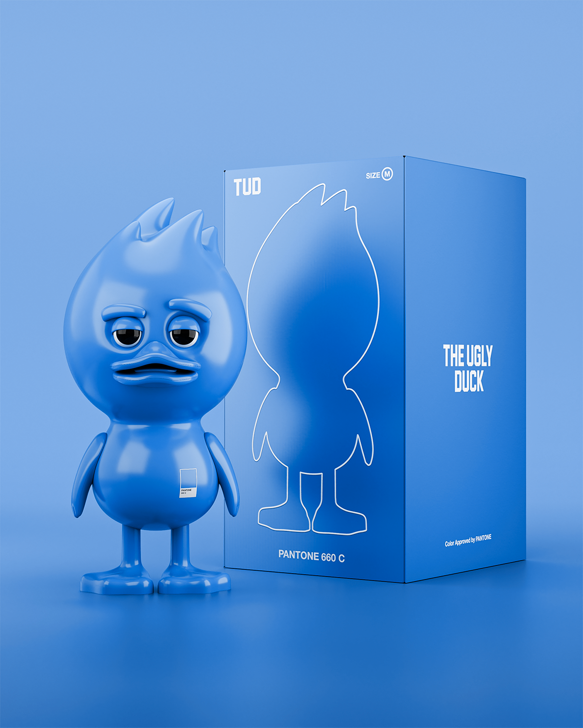 TUD x Pantone 660 C Волна — фирменная коробка