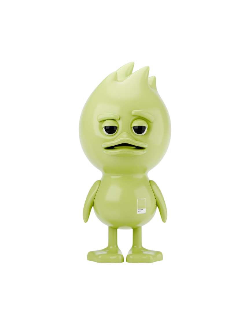Арт-фигурка TUD TOY x Pantone 382 C зелёная — купить в Санкт-Петербурге