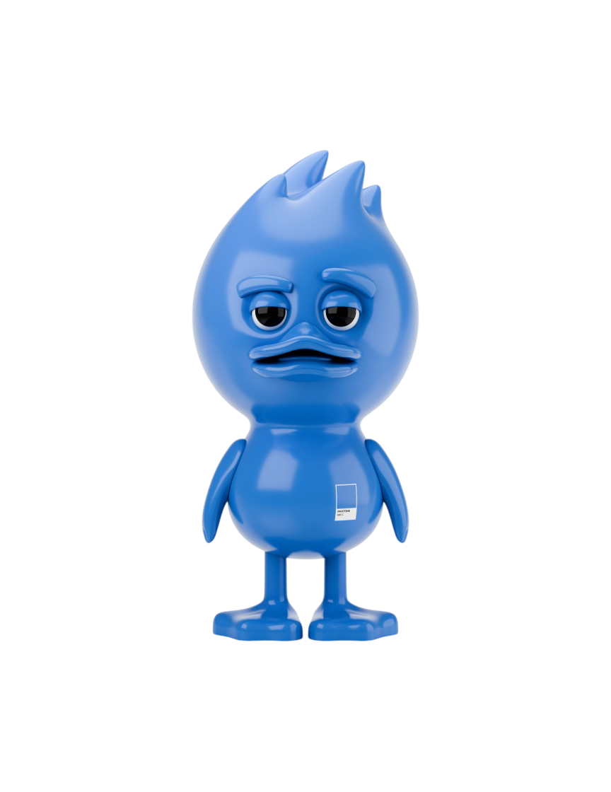 Арт-фигурка TUD TOY x Pantone 660 C синяя — купить в Санкт-Петербурге